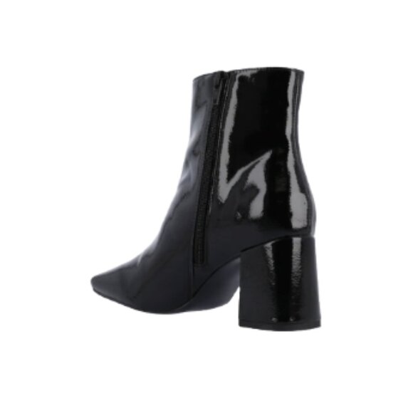 JOURNEE COLLECTION Haylinn Square Toe Boot, Black Patent, Size: 6.5, NWT** - Picture 3 of 6